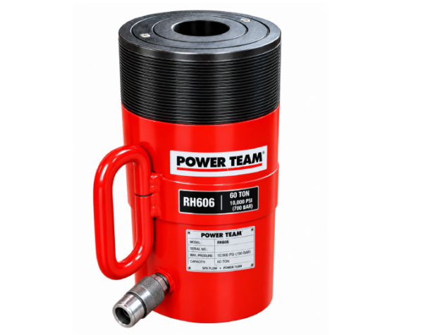Power Team RH606 Center Hole Hydraulic Cylinder